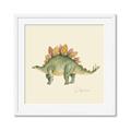 Picture of Stegosaurus _GroupedProduct_Square_Mini_ _GroupedProduct_Square_Framed_Matted_