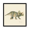 Picture of Triceratops _GroupedProduct_Square_Mini_ _GroupedProduct_Square_Framed_Matted_