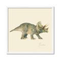 Picture of Triceratops _GroupedProduct_Square_Mini_ _GroupedProduct_Square_Framed_Matted_