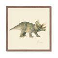 Picture of Triceratops _GroupedProduct_Square_Mini_ _GroupedProduct_Square_Framed_Matted_