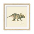 Picture of Triceratops _GroupedProduct_Square_Mini_ _GroupedProduct_Square_Framed_Matted_