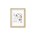 Picture of Cute Wild Animals II _GroupedProduct_Rectangle_Portrait_Mini_ _GroupedProduct_Rectangle_Portrait_Framed_Matted_