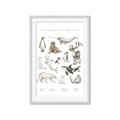 Picture of Cute Wild Animals II _GroupedProduct_Rectangle_Portrait_Mini_ _GroupedProduct_Rectangle_Portrait_Framed_Matted_