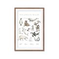 Picture of Cute Wild Animals II _GroupedProduct_Rectangle_Portrait_Mini_ _GroupedProduct_Rectangle_Portrait_Framed_Matted_