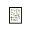 Picture of African wild animals I _GroupedProduct_Rectangle_Portrait_Mini_ _GroupedProduct_Rectangle_Portrait_Framed_Matted_