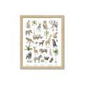 Picture of African wild animals I _GroupedProduct_Rectangle_Portrait_Mini_ _GroupedProduct_Rectangle_Portrait_Framed_Matted_