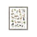 Picture of African wild animals I _GroupedProduct_Rectangle_Portrait_Mini_ _GroupedProduct_Rectangle_Portrait_Framed_Matted_