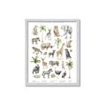 Picture of African wild animals I _GroupedProduct_Rectangle_Portrait_Mini_ _GroupedProduct_Rectangle_Portrait_Framed_Matted_