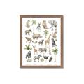 Picture of African wild animals I _GroupedProduct_Rectangle_Portrait_Mini_ _GroupedProduct_Rectangle_Portrait_Framed_Matted_