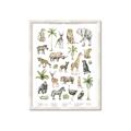 Picture of African wild animals I _GroupedProduct_Rectangle_Portrait_Mini_ _GroupedProduct_Rectangle_Portrait_Framed_Matted_