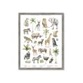 Picture of African wild animals I _GroupedProduct_Rectangle_Portrait_Mini_ _GroupedProduct_Rectangle_Portrait_Framed_Matted_