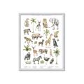 Picture of African wild animals I _GroupedProduct_Rectangle_Portrait_Mini_ _GroupedProduct_Rectangle_Portrait_Framed_Matted_