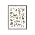 Picture of African wild animals I _GroupedProduct_Rectangle_Portrait_Mini_ _GroupedProduct_Rectangle_Portrait_Framed_Matted_
