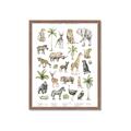 Picture of African wild animals I _GroupedProduct_Rectangle_Portrait_Mini_ _GroupedProduct_Rectangle_Portrait_Framed_Matted_