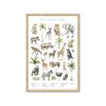 Picture of African wild animals I _GroupedProduct_Rectangle_Portrait_Mini_ _GroupedProduct_Rectangle_Portrait_Framed_Matted_