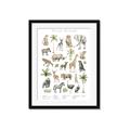 Picture of African wild animals I _GroupedProduct_Rectangle_Portrait_Mini_ _GroupedProduct_Rectangle_Portrait_Framed_Matted_