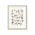 Picture of African wild animals I _GroupedProduct_Rectangle_Portrait_Mini_ _GroupedProduct_Rectangle_Portrait_Framed_Matted_