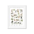 Picture of African wild animals I _GroupedProduct_Rectangle_Portrait_Mini_ _GroupedProduct_Rectangle_Portrait_Framed_Matted_