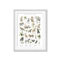 Picture of African wild animals I _GroupedProduct_Rectangle_Portrait_Mini_ _GroupedProduct_Rectangle_Portrait_Framed_Matted_