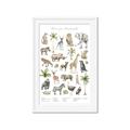 Picture of African wild animals I _GroupedProduct_Rectangle_Portrait_Mini_ _GroupedProduct_Rectangle_Portrait_Framed_Matted_