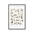 Picture of African wild animals I _GroupedProduct_Rectangle_Portrait_Mini_ _GroupedProduct_Rectangle_Portrait_Framed_Matted_