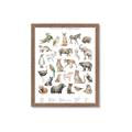 Picture of African wild animals II _GroupedProduct_Rectangle_Portrait_Mini_ _GroupedProduct_Rectangle_Portrait_Framed_Matted_