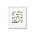 Picture of African wild animals II _GroupedProduct_Rectangle_Portrait_Mini_ _GroupedProduct_Rectangle_Portrait_Framed_Matted_