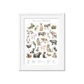 Picture of African wild animals II _GroupedProduct_Rectangle_Portrait_Mini_ _GroupedProduct_Rectangle_Portrait_Framed_Matted_