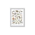Picture of Cute Wild Animals I _GroupedProduct_Rectangle_Portrait_Mini_ _GroupedProduct_Rectangle_Portrait_Framed_Matted_