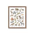 Picture of Cute Wild Animals I _GroupedProduct_Rectangle_Portrait_Mini_ _GroupedProduct_Rectangle_Portrait_Framed_Matted_