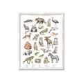 Picture of Cute Wild Animals I _GroupedProduct_Rectangle_Portrait_Mini_ _GroupedProduct_Rectangle_Portrait_Framed_Matted_