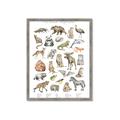 Picture of Cute Wild Animals I _GroupedProduct_Rectangle_Portrait_Mini_ _GroupedProduct_Rectangle_Portrait_Framed_Matted_