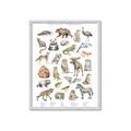 Picture of Cute Wild Animals I _GroupedProduct_Rectangle_Portrait_Mini_ _GroupedProduct_Rectangle_Portrait_Framed_Matted_