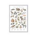 Picture of Cute Wild Animals I _GroupedProduct_Rectangle_Portrait_Mini_ _GroupedProduct_Rectangle_Portrait_Framed_Matted_