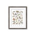Picture of Cute Wild Animals I _GroupedProduct_Rectangle_Portrait_Mini_ _GroupedProduct_Rectangle_Portrait_Framed_Matted_