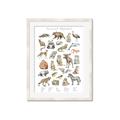 Picture of Cute Wild Animals I _GroupedProduct_Rectangle_Portrait_Mini_ _GroupedProduct_Rectangle_Portrait_Framed_Matted_