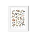 Picture of Cute Wild Animals I _GroupedProduct_Rectangle_Portrait_Mini_ _GroupedProduct_Rectangle_Portrait_Framed_Matted_