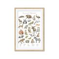 Picture of Cute Wild Animals I _GroupedProduct_Rectangle_Portrait_Mini_ _GroupedProduct_Rectangle_Portrait_Framed_Matted_