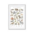 Picture of Cute Wild Animals I _GroupedProduct_Rectangle_Portrait_Mini_ _GroupedProduct_Rectangle_Portrait_Framed_Matted_