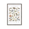 Picture of Cute Wild Animals I _GroupedProduct_Rectangle_Portrait_Mini_ _GroupedProduct_Rectangle_Portrait_Framed_Matted_