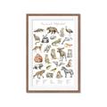 Picture of Cute Wild Animals I _GroupedProduct_Rectangle_Portrait_Mini_ _GroupedProduct_Rectangle_Portrait_Framed_Matted_