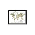 Picture of World Map with Animals CC _GroupedProduct_Rectangle_Landscape_Mini_ _GroupedProduct_Rectangle_Landscape_Framed_Matted_