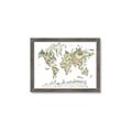 Picture of World Map with Animals CC _GroupedProduct_Rectangle_Landscape_Mini_ _GroupedProduct_Rectangle_Landscape_Framed_Matted_