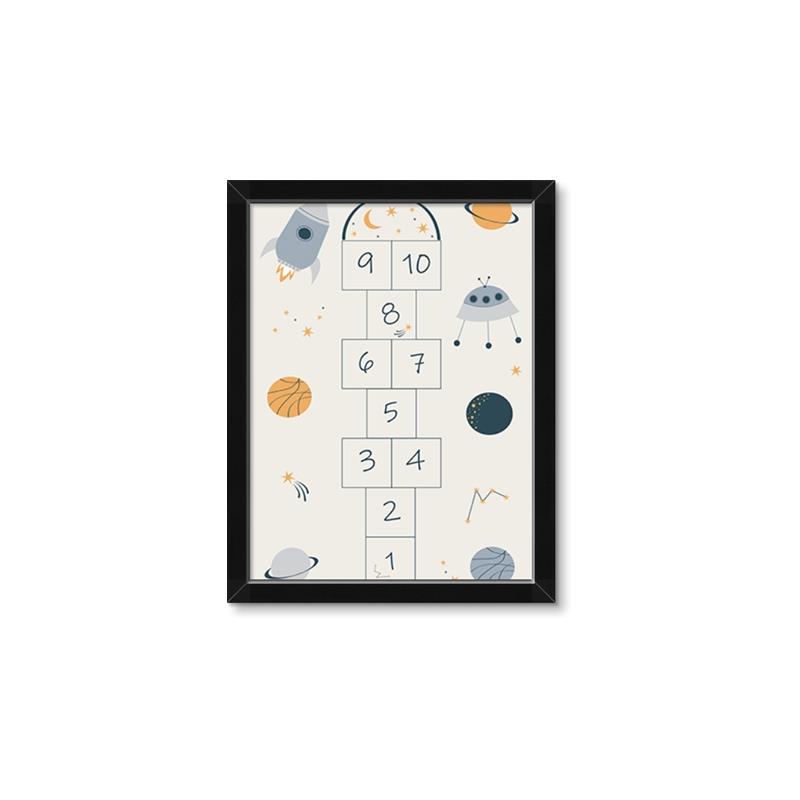 Picture of Space Numbers _GroupedProduct_Rectangle_Portrait_Mini_ _GroupedProduct_Rectangle_Portrait_Framed_Matted_