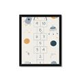 Picture of Space Numbers _GroupedProduct_Rectangle_Portrait_Mini_ _GroupedProduct_Rectangle_Portrait_Framed_Matted_