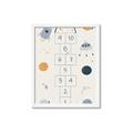 Picture of Space Numbers _GroupedProduct_Rectangle_Portrait_Mini_ _GroupedProduct_Rectangle_Portrait_Framed_Matted_