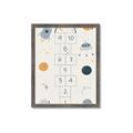 Picture of Space Numbers _GroupedProduct_Rectangle_Portrait_Mini_ _GroupedProduct_Rectangle_Portrait_Framed_Matted_