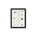 Picture of Space Numbers _GroupedProduct_Rectangle_Portrait_Mini_ _GroupedProduct_Rectangle_Portrait_Framed_Matted_