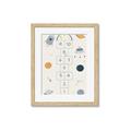 Picture of Space Numbers _GroupedProduct_Rectangle_Portrait_Mini_ _GroupedProduct_Rectangle_Portrait_Framed_Matted_