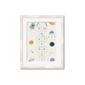 Picture of Space Numbers _GroupedProduct_Rectangle_Portrait_Mini_ _GroupedProduct_Rectangle_Portrait_Framed_Matted_